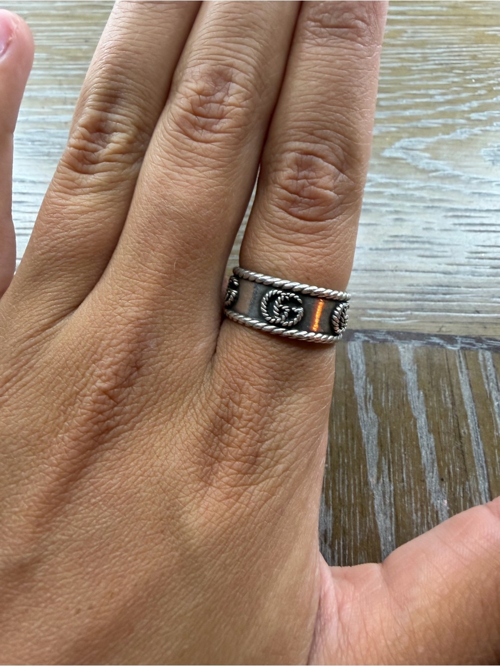 Gucci GG Marmont wide ring